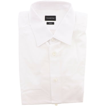 Ermenegildo Zegna Chemise Habillée Trofeo Blanche pour Homme - 41-16 (L)