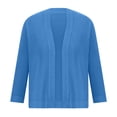 thumbnail image 3 of Cardigan Grande Taille Blouse Décontractée pour Femme Cardigan Doux et Ample Chandail Tricoté Hauts Courts Cardigans d'Automne pour Femmes en Liquidation, 3 of 5