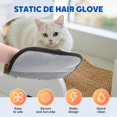 thumbnail image 2 of Gants pour Enlever les Poils d'Animaux, Gants de Toilettage Électrostatiques Lavables et Réutilisables pour Chat et Chien, 2 of 7