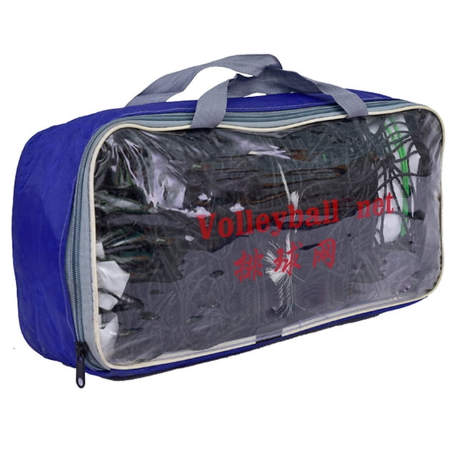 Net Volleyball Net PE Net Cable Volleyball Net with 4 Sides Polyester Edging for Outdoor Beach