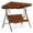 Café, variante sur Housse de Chaise Balançoire Imperméable Pliable Coussin Patio Jardin Cour Extérieur Siège de Remplacement (Café)