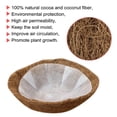 thumbnail image 2 of Hanging Basket Non-woven Coco Liner Planter Inserts liners for Planting Flowers 25cm, 2 of 9