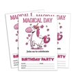 thumbnail image 1 of Darling Souvenir White Birthday Invitation Card Printable Fill or Write In Blank Invites Party Supplies Pack Of 28 5 x 7 Inches, 1 of 5