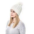 thumbnail image 2 of Vaidha Elastic Ribbed Knit Hat For Hair Protection Protects The Hairstyle With A And Elastic Satin Knit Hat That Is Loose And Warm, 2 of 2