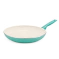 thumbnail image 1 of The Cookware 6036855 Poêle à Frire en Aluminium de 12 Po GreenPan Rio à Revêtement Céramique, Turquoise, 1 of 8