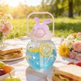 thumbnail image 1 of Deeceymbur Large Capacity Portable Water Bottle Rabbit Design Leak Proof Insulated for Outdoor Camping Sports Travel, 1 of 6