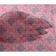 thumbnail image 4 of oneOone Viscose Chiffon Fabric Leaves & Geometric Block Print Fabric By The Yard 42 Inch Wide, 4 of 4