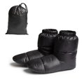 thumbnail image 2 of Down Filled Foot Cover Boots Winter Down High Top Socks Waterproof Duck Down Booties Drawstring Closure Down Filled Foot Cover Boots For Indoor Or Outdoor, 2 of 8