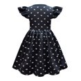 thumbnail image 2 of HAWEE Costume de Wednesday Addams pour Filles, Costumes d'Halloween, Robe avec Perruque, Sac, 2 of 6