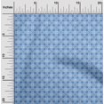 thumbnail image 2 of oneOone Cotton Poplin Light Blue Fabric Geometric Tile Craft Projects Decor Fabric Printed By The Yard 56 Inch Wide, 2 of 4