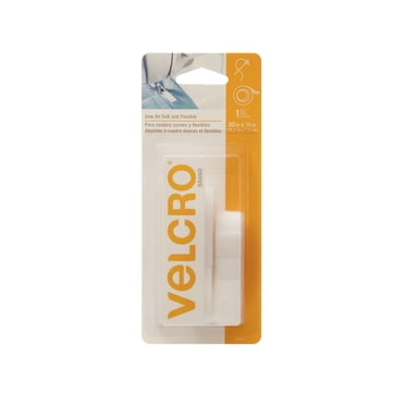 Velcro, Soft And Flexible Sew-On Tape - 30" White