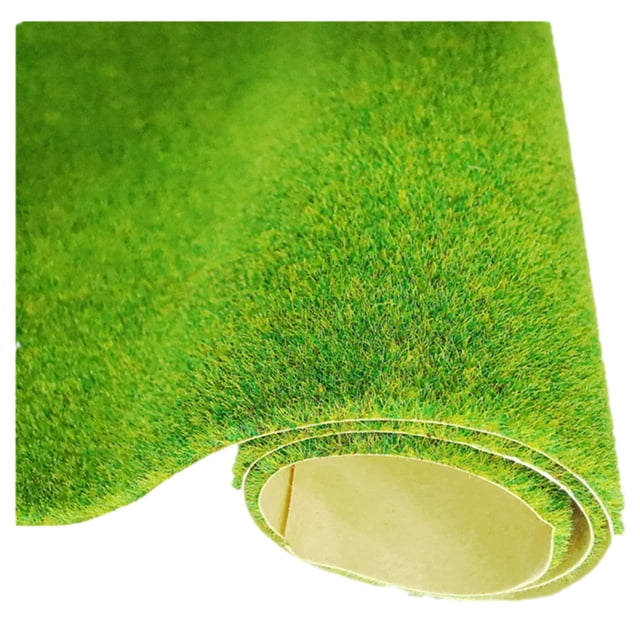 kurtrusly Eco-friendly Artificial Turf Lawn Realistic Appearance Wide Application Artificial Grasses Mats 138 grass green 1Set