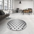 thumbnail image 4 of Ahgly Company Machine Washable Indoor Square Transitional Platinum Gray Area Rugs, 8' Square, 4 of 7