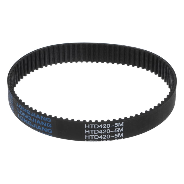 Unique Bargains HTD5M-420 Rubber Timing Belt 84 Teeth Closed Loop Pulley Timing Belt 20mm Width, 420mm Perimeter