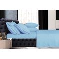 thumbnail image 3 of Mocassi 1800 Series Sheet Set 2 Pieces Pillowcases, King Size - Aqua Blue, 3 of 3