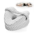thumbnail image 1 of Heart Shaped Orthopedic Sleeping Pillow For Legs Wedge Cushion With Knee Support Sciatica Pads Body, 1 of 4