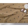 thumbnail image 2 of Soimoi Moss Georgette Fabric Ogee Damask Printed Fabric 1 Yard 42 Inch Wide, 2 of 5