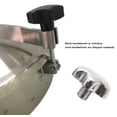 thumbnail image 3 of INTBUYING Couvercle de Trou d'Homme Rond Circulaire en Acier Inoxydable 304 à Pression pour Voie d'Homme Réservoir Sanitaire Porte de Voie d'Homme 200 mm, 3 of 5