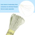 thumbnail image 4 of Unique Bargains Very Light Green Embroidery Floss, 8m - 12 Skeins, 4 of 6
