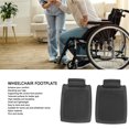 thumbnail image 4 of Wheelchair Footrest, Elevating Legs Nylon Wheelchair Foot Pedal Sturdy 2pcs  For Replacement, 4 of 8