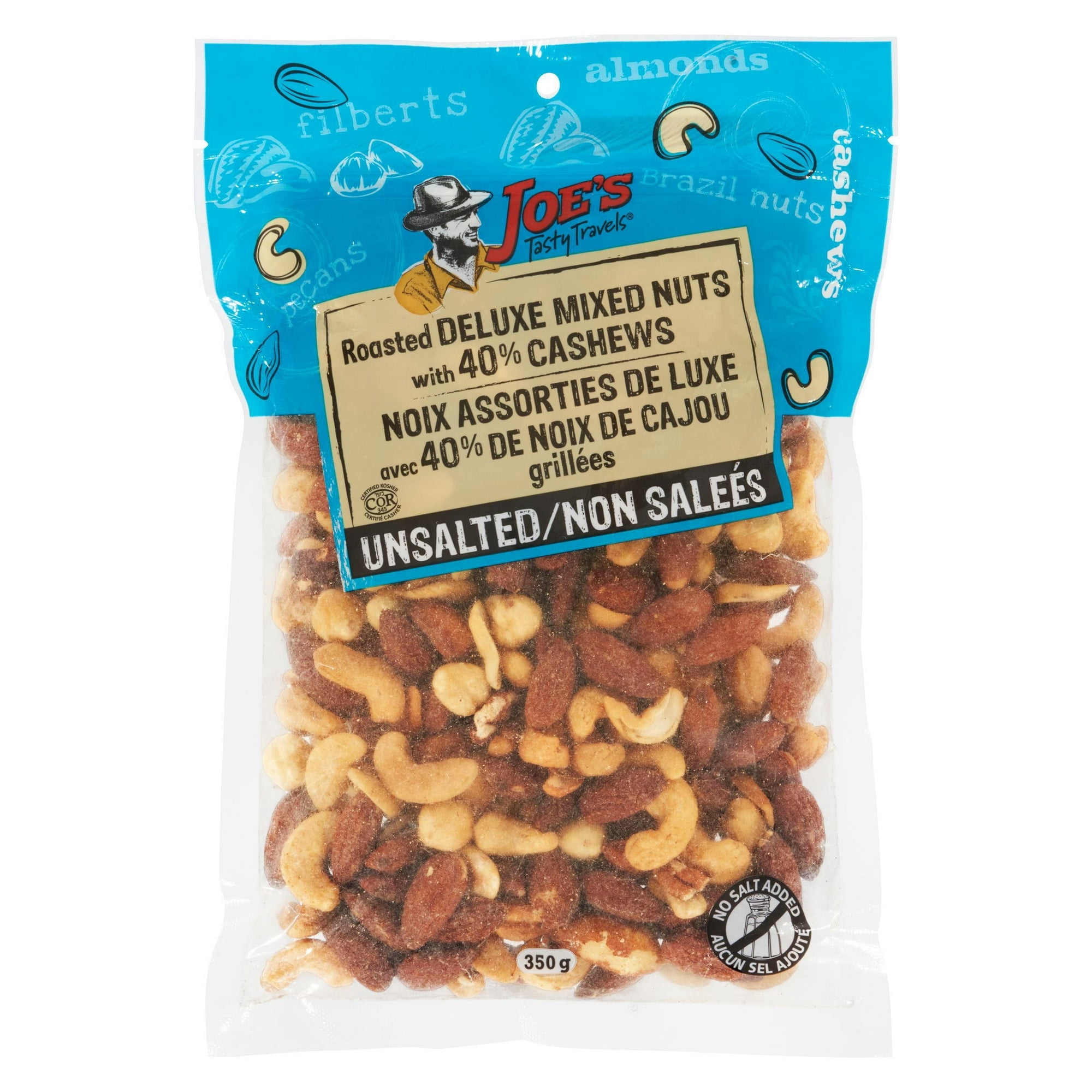 Deluxe Mixed Nuts Roasted with No Salt (40% Cashews)