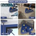 thumbnail image 3 of 360° Rotatable Triangular Mop with Long Handle Household Cleaning Adjustable Spin Mop Lazy Hand-free Cleaning Artifact Cleaning Mop Hand Wash Imitation Professional Long Window Squeegee Mop 2, 3 of 8