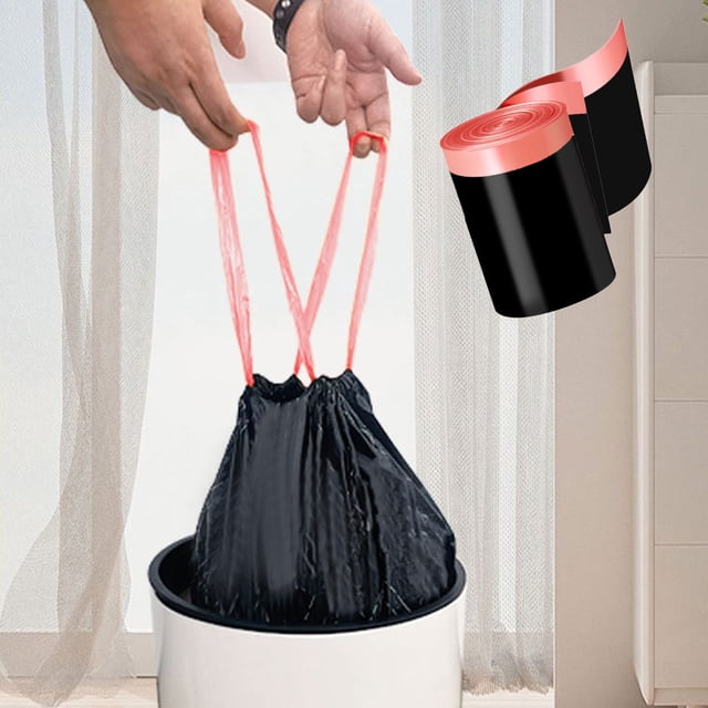 Meitianfacai Large Garbage Bag 100 Bags Large Black Garbage Bag Suitable For Household Office And Outdoor Use