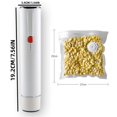 thumbnail image 2 of TIELUTT Scelleuse Alimentaire sous Vide Domestique compatible avec Machine avec Sacs Sacs de Scelleuse sous Vide pour Aliments Accessoire de Scelleuse sous Vide pour Pots Embouchure Régulière Sacs Alimentaires de Scelleuse sous Vide Emballage sous Vide compatible avec, 2 of 3