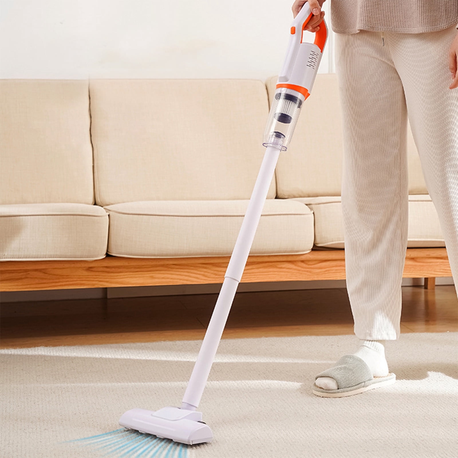 Dvkptbk Vacuum Cleaner Stick Vacuum, Vacuum Cleaner with 30 Mins Long Runtime, Lightweight Vacuum Cleaner for Carpet and Hardwood Floor Pet Hair Home Essentials