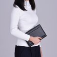 thumbnail image 3 of MesaSe Portable Business Portfolio Padfolio Folder Document Case Organizer PU Leather with Business Card Holder Memo Note Pad, 3 of 6