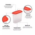 thumbnail image 2 of Tupperware Ensemble de 2 Contenants de Cuisine Secs Chille Smart Savers de 2,3 Litres Boîte de Rangement Alimentaire Polyvalente, 2 of 5
