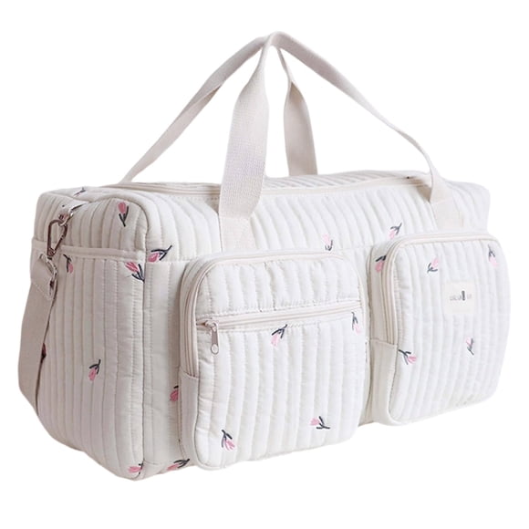 Sac Fourre-Tout Léger Matelassé Grand Multifonction Maternité Changement et Voyage de Fin de Semaine Sac à Dos pour Usage Quotidien Organisateur d'Équipement Spacieux pour Voyage et Activités de Plein Air
