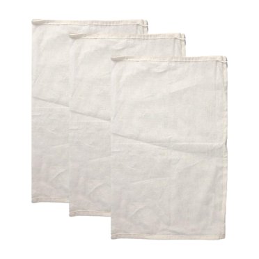 3 Pcs Sac à Lait de Noix Maille Fine Sacs en Mousseline Réutilisables Sacs à Cordon 60cmx45cm