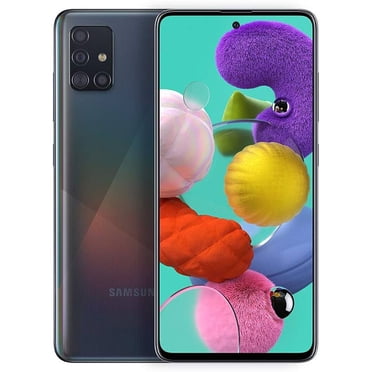Restored Samsung Galaxy A51 Black 64GB Unlocked Smartphone Good