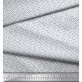 thumbnail image 3 of Soimoi Crepe Silk Fabric Geometric Small Printed Craft Fabric by The Yard 42 Inch Wide, 3 of 3