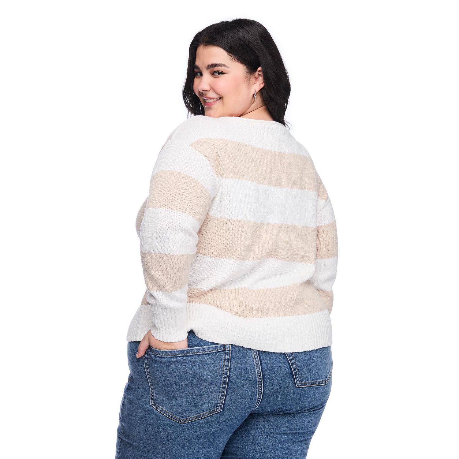 Chandail à encolure ronde Lane Bryant Plus pour femmes