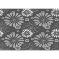 thumbnail image 1 of Ahgly Company Tapis Rectangulaire d'Intérieur Lavable en Machine Gris Foncé Transitionnel, 7 Pieds x 9 Pieds, 1 of 7