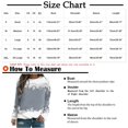 thumbnail image 2 of Chandails en Molleton à Col Rond pour Femmes, T-shirt d'Hiver Imprimé Ample, Manches Longues, Blouse à Col Rond, Hauts Décontractés, Chandail à Capuchon Surdimensionné pour Femmes en Liquidation, 2 of 3