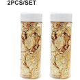 thumbnail image 4 of lmoikesz 2 Bottles Edible Gold Foil Leaf Cake Chocolates Dessert Muffins Decoration Flakes Portable Food Cooking Decorating Craft, 4 of 5