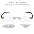 thumbnail image 4 of Visualites 5 Oval Olive 3.00 Reading Glasses, 4 of 4