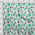 thumbnail image 3 of oneOone Polyester Spandex Sea Green Fabric Medical Virus Sewing Material Print Fabric by The Yard 56 Inch Wide, 3 of 4