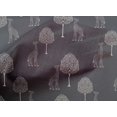 thumbnail image 4 of oneOone Cotton Cambric Fabric Tree & Giraffe Block Printed Fabric 1 Yard 56 Inch Wide, 4 of 4