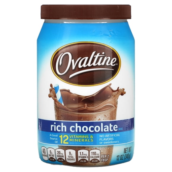 Ovaltine , Mélange de Chocolat Riche, 12 oz (340 g)
