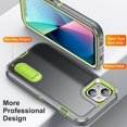 thumbnail image 3 of Kovo pour Apple iPhone 13 Pro Max, Étui de Protection Antichoc, Série Commuter, Gris/vert, 3 of 4