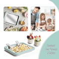 thumbnail image 4 of Home Yogurt Stir Fryer Summer Children's DIY Ice Stir Fry Plate Stainless Plug In, 4 of 9