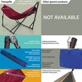 thumbnail image 5 of Tranquillo Universal 106.5" Double Hammock with Adjustable Stand & Bag, Red, 5 of 5