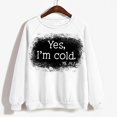 thumbnail image 5 of 50% de Réduction sur le T-shirt Imprimé Oversized Sweatshirt for Women 2023 Manches Long Chemisier Col Rond Casual Tops Sweatshirt, 5 of 5