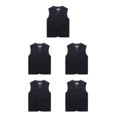 thumbnail image 1 of Youkk Classic And Versatile Dad Wear Waistcoat With Multiple Pockets Multi-pockets Dark Blue M 5Set, 1 of 6
