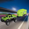 thumbnail image 3 of LSLJS Mini Camion Mini Camion Échelle Alliage 2,4 Ghz Camion Semi-Remorque Rc avec Remorque Camion Voiture Télécommandée avec Lumières pour Enfants Cadeaux Accessoires pour la Maison, 3 of 5