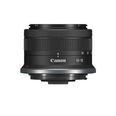 Canon RF-S10- 18mm F4.5-6.3 is STM Objectif Zoom Ultra-Grand-Angle, Sans Miroir, 4.0 Arrêts de Réduction des Secousses, Idéal pour Vlog et Selfies, Compact et Léger, pour Vidéo, Voyage, Paysages et Intérieurs